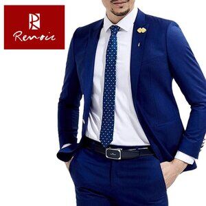 Renoir Two Piece Slim Fit Suit - 38S